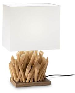 Ideal Lux Snell TL1 Small lampada comodino in legno naturale