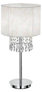 Ideal Lux Opera TL1 lampada da tavolo classica con pendagli in cristallo molato