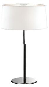 Ideal Lux Hilton TL2 lampada da tavolo moderna in cromo