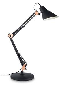 Ideal Lux Sally TL1 lampada tecnica da tavolo moderna colore nero opaco