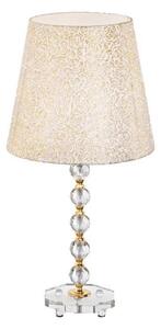 Ideal Lux Queen TL1 Big lampada da tavolo classica in metallo dorato E27 60W
