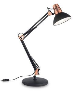 Ideal Lux Wally TL1 lampada tecnica da scrivania moderna con braccio snodato
