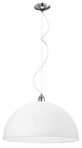 Rossini Isako 10801-50 lampadario semisferico moderno in vetro bianco satinato