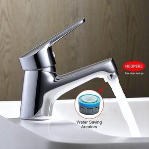 Rubinetto a fontana - Rubinetto per bere Miscelatore monocomando per lavabo Moderno cromato argento - Bagno