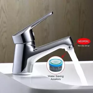 Rubinetto a fontana - Rubinetto per bere Miscelatore monocomando per lavabo Moderno cromato argento - Bagno
