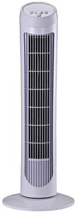 DecHome Ventilatore a Torre Oscillante da 45W a 3 Velocit Ventilatore a Colonna in Plastica ABS 27x27x75 cm colore Bianco - 2WTAM300
