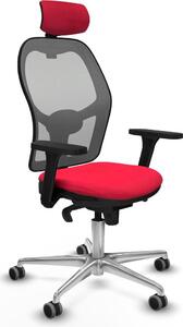 Sedia da ufficio con poggiatesta Jorquera Piqueras y Crespo 3D086G2 Rosso