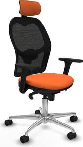 Sedia da ufficio con poggiatesta Jorquera Piqueras y Crespo 3D086N2 Arancione