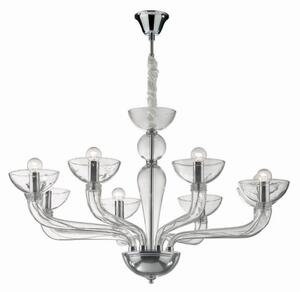 Ideal lux Casanova SP8 trasparente lampadario classico a 8 luci