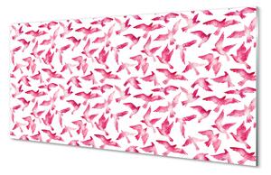 Rivestimento parete cucina Uccelli rosa 100x50 cm