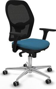 Sedia da ufficio Jorquera Piqueras y Crespo 3D086G0 Nero Verde petrolio