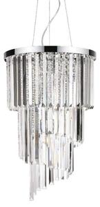 Ideal Lux Carlton SP8 lampadario classico cristallo E14 40W