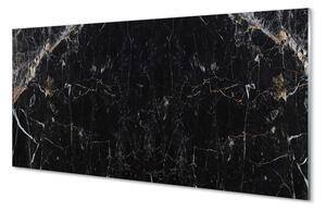 Quadro acrilico Muro di marmo di pietra 100x50 cm 2 appendini