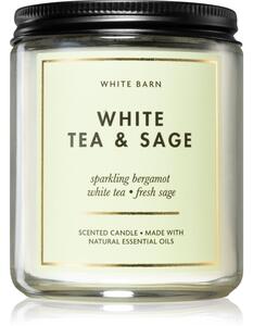 Bath & Body Works White Tea & Sage candela profumata II 198 g