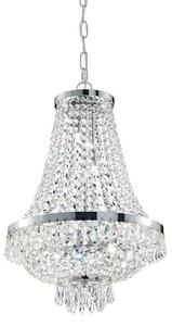 Ideal Lux Caesar SP6 lampadario classico con elementi decorativi in cristallo molato G9