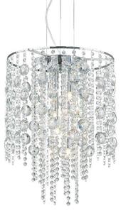 Ideal Lux Evasione SP8 lampadario a soffitto classico per soggiorno in cristallo G9