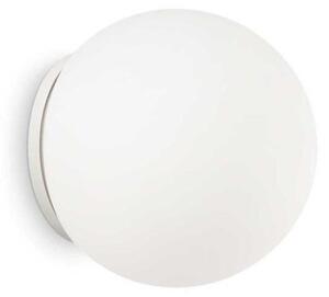 Ideal Lux Mapa Bianco AP1 D20 lampada da parete moderna in vetro soffiato bianco acidato