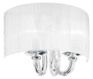 Ideal Lux Swan AP2 applique da parete classica in vetro soffiato e lavorato a mano E14 40W