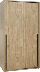 Armadio 2 porte scorrevoli MEGEVE – Rovere dorato – Stile scandinavo robusto