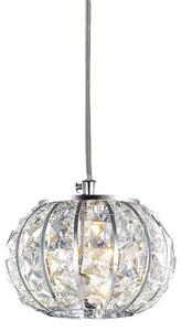 Ideal Lux Calypso SP1 lampadario moderno in cristallo molato G9