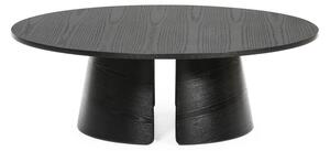 Tavolino nero , ø 110 cm Cep - Teulat