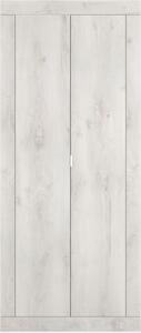 Armadio per ingresso di casa, collezione ISORA, colore rovere bianco
