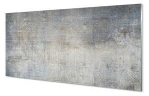 Quadro acrilico Parete muro di pietra 100x50 cm 2 appendini