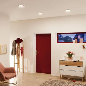 Paulmann Pannello da incasso a LED Cover-it Ø 17 cm, 880 lm, 3000 K, bianco, Bianco / Opale, Corridoio, Plastica, Moderno