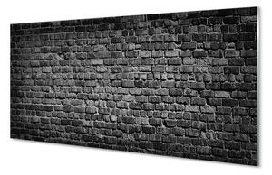 Quadro acrilico Vintage muro di mattoni 100x50 cm 2 appendini