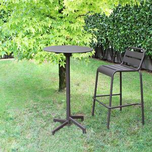 OPERA - tavolo alto da giardino in metallo