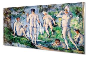 Quadro su vetro acrilico Nudità d'arte 100x50 cm 2 appendini