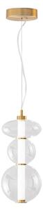 Lampadario perenz bubbles 8162 tr lc led 3000k 1920lm oro - Perenz