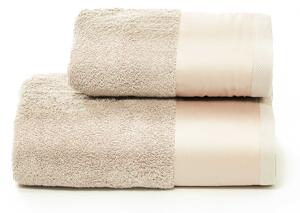 Set Spugna Asciugamani Viso + Ospite con Balza in Raso Garrini Hope Corda