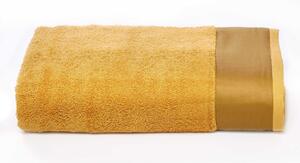 Telo Spugna Asciugamano 60x110 cm con Balza in Raso Garrini Hope Bronzo