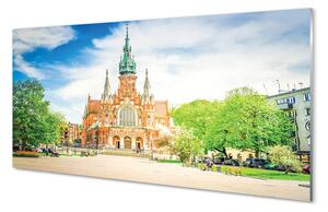 Pannello paraschizzi cucina Cattedrale di Cracovia 100x50 cm