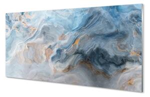 Quadro in vetro acrilico Punti di astrazione in pietra 100x50 cm 2 appendini