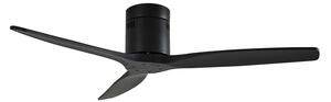 Ventilatore da soffitto Lucande Vindur, nero, DC, silenzioso, 132 cm Lucande, Vindur, Nero, Soggiorno, Metallo, Moderno