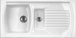 Deante Lusitano lavello in ceramica 100x50 cm bianco ZCL_651N
