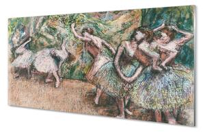 Quadro acrilico Sketch Dance Forest Women 100x50 cm 2 appendini