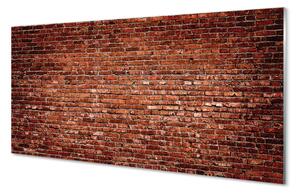 Quadro acrilico Vintage muro di mattoni 100x50 cm 2 appendini
