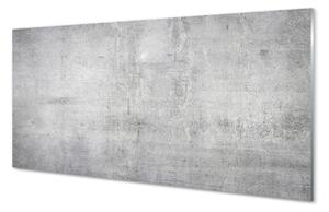 Quadro vetro acrilico Parete muro di pietra 100x50 cm 2 appendini