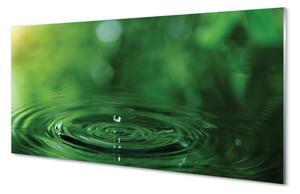 Pannello paraschizzi cucina Goccia d'acqua a macroistruzione 100x50 cm