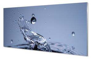 Pannello paraschizzi cucina Goccia d'acqua a macroistruzione 100x50 cm