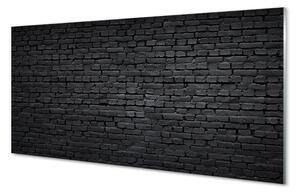 Quadro acrilico Muro di pietra in mattoni 100x50 cm 2 appendini