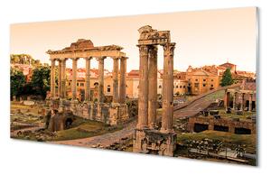 Pannello paraschizzi cucina Alba del Foro Romano di Roma 100x50 cm