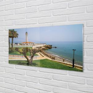 Rivestimento parete cucina Faro della costa della Spagna 100x50 cm