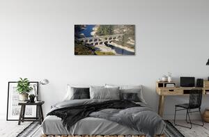 Quadro acrilico Roma Aqueducta River 100x50 cm