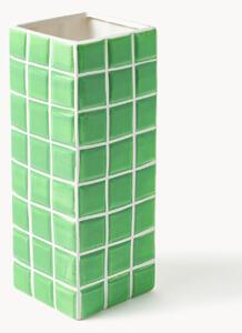 Vaso di design effetto piastrellato Tile, alt. 28 cm