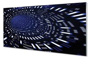 Rivestimento parete cucina Tunnel 3d blu 100x50 cm
