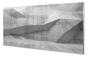 Quadro vetro acrilico Astrazione in calcestruzzo in pietra 100x50 cm 2 appendini